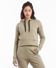 Load image into Gallery viewer, Luxe Fleece Cropped Hoodie | Women&#39;s Sage