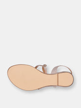 Load image into Gallery viewer, Sky Rose Gold Flat Sandals