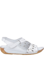 Load image into Gallery viewer, Womens/Ladies Barcelona Leather Sandals - White