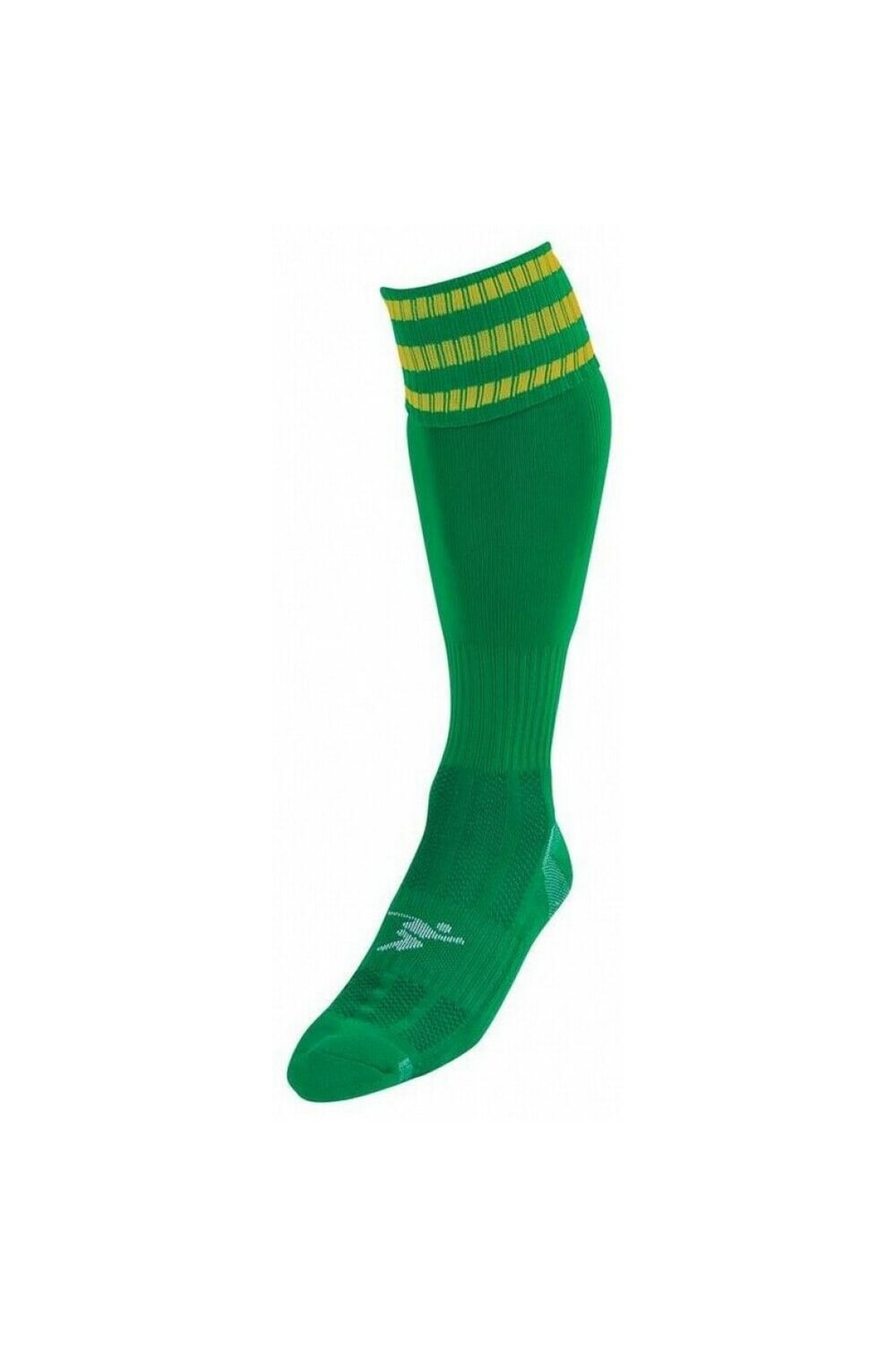 Precision Childrens/Kids Pro Football Socks (Green/Gold)