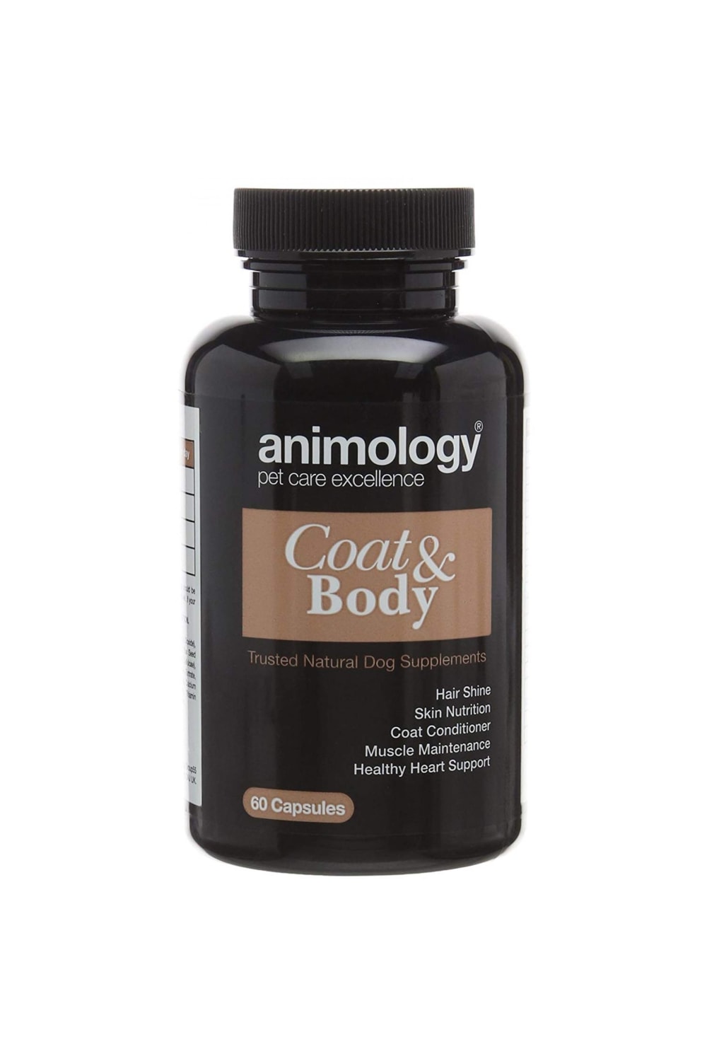 Animology Coat And Body Supplement Capsules For Dogs (Black/Brown) (One Size)