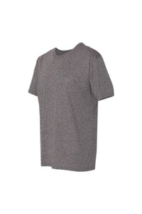 Gildan Mens Core Short Sleeve Moisture Wicking T-Shirt (Heather Sport Black)