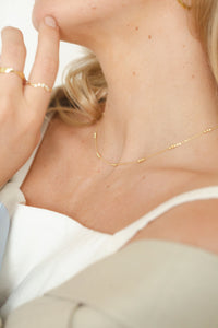 Elin Triple Gold Ball Necklace