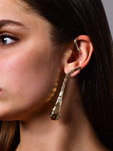 Load image into Gallery viewer, Snake Single Ear Earring With Forward Helix Ear Cuff