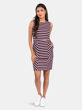 Load image into Gallery viewer, Panel Dress in Cabana Stripe