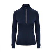 Load image into Gallery viewer, AWDis Womens/Ladies Cool-Flex Half Zip Top (French Navy)