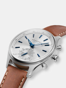 Kronaby Sekel S3122-1 Brown Leather Automatic Self Wind Smart Watch