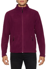 Load image into Gallery viewer, Gildan Adults Unisex Hammer Micro-Fleece Jacket (Maroon)