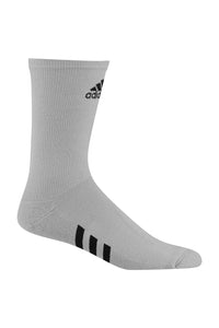Adidas Mens Golf Crew Socks (Pack Of 3) (Gray)