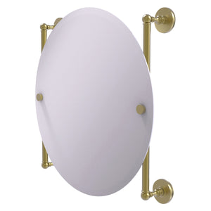 Allied Brass Prestige Skyline Collection Round Frameless Rail Mounted Mirror