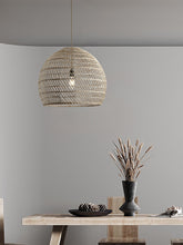 Load image into Gallery viewer, Ele Large Wicker Rattan Pendant Light Natural Color