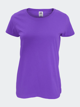 Load image into Gallery viewer, Womens/Ladies Short Sleeve Lady-Fit Original T-Shirt - Purple
