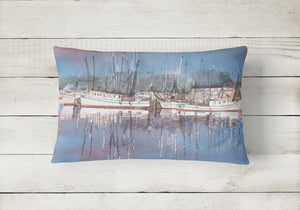 12 in x 16 in  Outdoor Throw Pillow Harbour Canvas Fabric Decorative Pillow