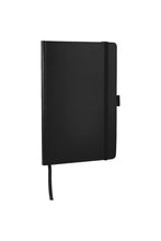 Load image into Gallery viewer, JournalBooks Flex Back Cover Office Notebook (Solid Black) (8.4 x 5.7 x 0.6 inches)