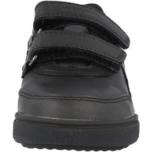 Load image into Gallery viewer, Geox Boys Poseido Leather School Shoes (Black)