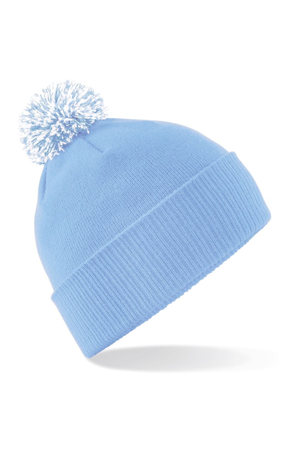 Big Girls Snowstar Duo Extreme Winter Hat - Sky Blue/White