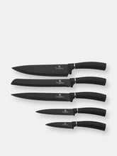 Load image into Gallery viewer, Berlinger Haus 6-Piece Knife Set w/ Magnetic Holder Carbon Pro Collection