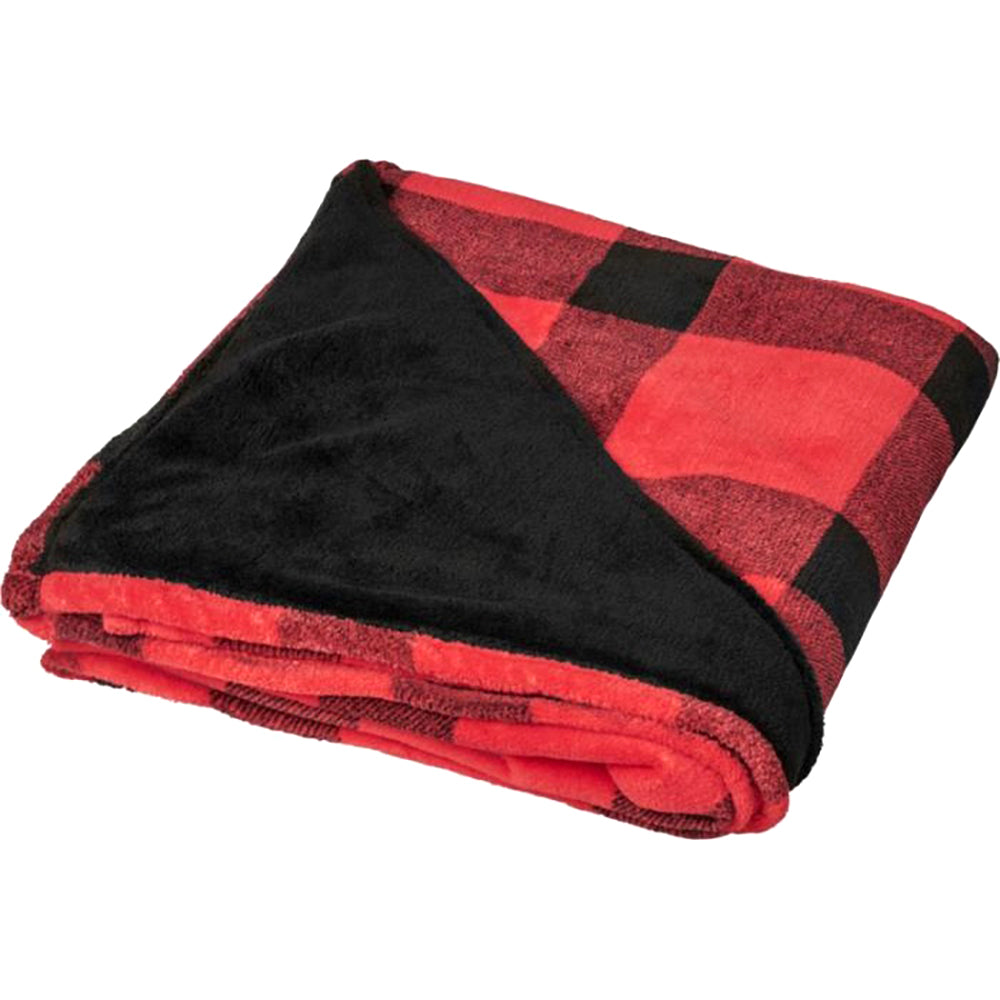 Avenue Buffalo Ultra Plush Plaid Blanket (Red) (One Size)