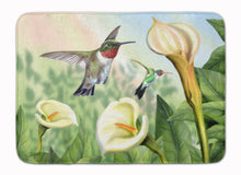 Load image into Gallery viewer, 19 in x 27 in Lily and the Hummingbirds Machine Washable Memory Foam Mat