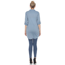 Load image into Gallery viewer, Stretchy Button-Down Tunic