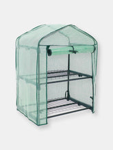 Load image into Gallery viewer, Portable 2-Tier Mini Greenhouse for Outdoors with Cover