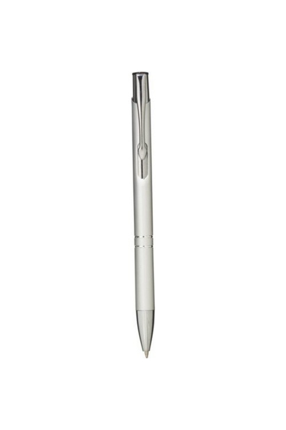 Bullet Moneta Aluminum Ballpoint Pen (Silver) (One Size)