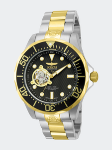 Mens 13705 Gold Stainless Steel Automatic Formal Watch