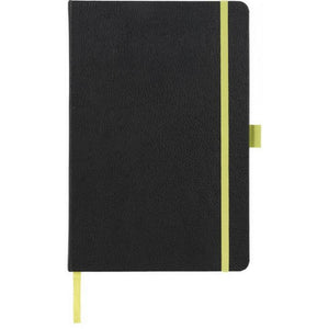 Journalbooks A5 Lasercut Notebook (Solid Black/Lime) (One Size)
