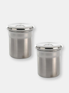 BergHOFF Essentials 2PC Stainless Steel Salt & Pepper Set