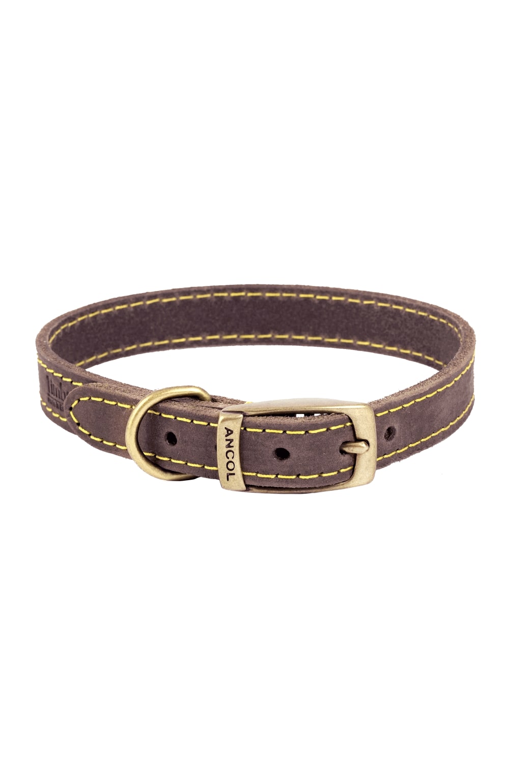 Ancol Pet Products Timberwolf Leather Collar (7.8-10.2in (Size 1))