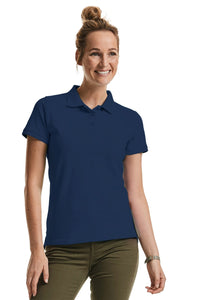 Russell Womens/Ladies Pure Organic Polo (French Navy)