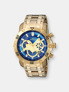 Invicta Men's Pro Diver 22765 Gold Stainless-Steel Japanese Chronograph Diving Watch