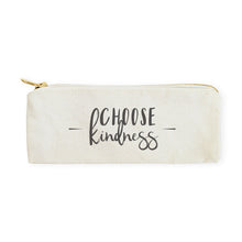 Load image into Gallery viewer, Choose Kindness Cotton Canvas Pencil Case And Travel Pouch