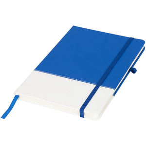 Bullet Two Tone Colour Block A5 Notebook (Blue) (One Size)