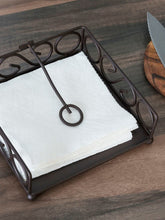 Load image into Gallery viewer, Scroll Collection Steel Flat Napkin Holder, Bronze