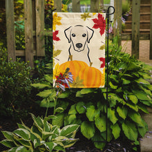 Load image into Gallery viewer, Yellow Labrador Thanksgiving Garden Flag 2-Sided 2-Ply