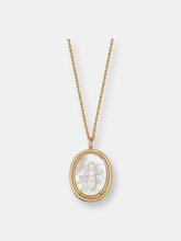 Load image into Gallery viewer, Cherub Cameo Pendant Necklace