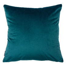 Load image into Gallery viewer, Riva Home Munich Reversible Corduroy Throw Pillow Cover (Teal) (One Size)