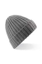 Load image into Gallery viewer, Unisex Winter Chunky Ribbed Beanie Hat - Heather