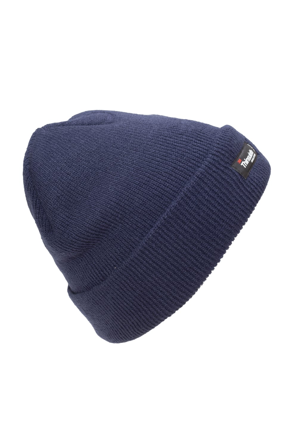 Kids/Childrens Knitted Winter/Ski Hat With Lining (3M 40g) - Navy