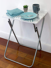 Load image into Gallery viewer, Metallic Multi-Purpose Foldable Table, Silver