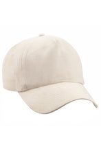 Load image into Gallery viewer, Unisex Plain Original 5 Panel Baseball Cap (Natural)