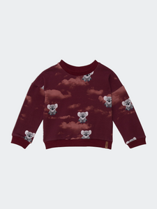 Printed Koalas Long Sleeve Top