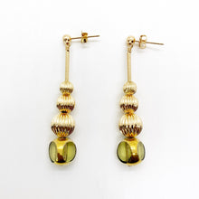 Load image into Gallery viewer, Lemon Chiffon Disco Earrings