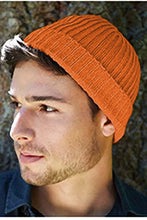 Load image into Gallery viewer, Unisex Retro Trawler Winter Beanie Hat - Orange