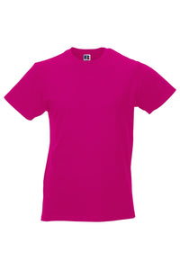 Russell Mens Slim Short Sleeve T-Shirt (Fuchsia)
