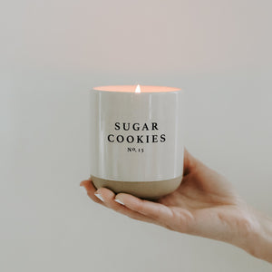 Sugar Cookies Soy Candle | Stoneware Jar Candle