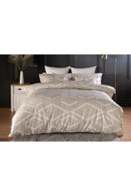 Load image into Gallery viewer, Seve Jacquard Duvet Set Taupe- Full/UK - Double