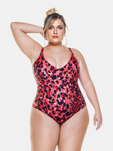 Load image into Gallery viewer, Plus Size Non-Padded Wired Swimsuit in Savana Print