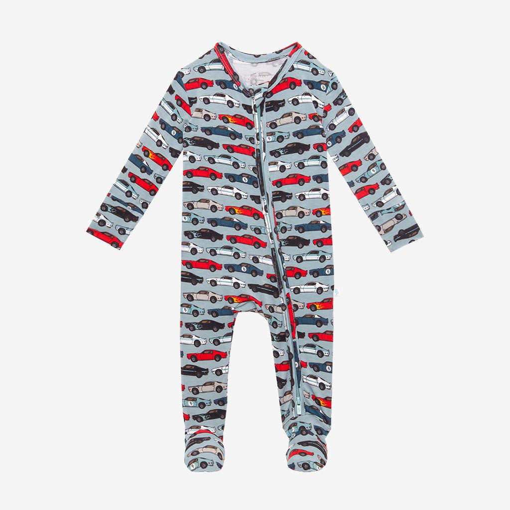 Miles Footie Zippered One Piece